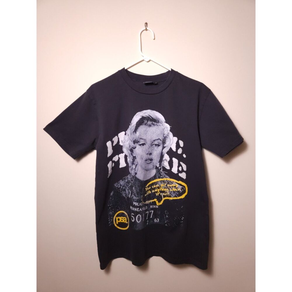 PSA Marilyn Monroe Mugshot Streetwear T-Shirt - Mens Medium - Rare